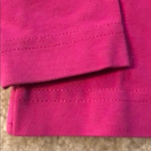 Girl 4 Lilly Pulitzer LONG Sleeve pink polo shirt - Picture 4 of 5
